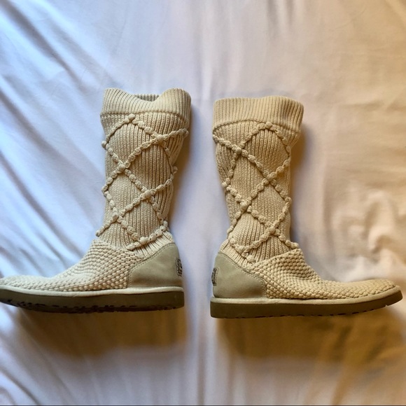 Ugg Classic Argyle Sweater Knit Boot - Size 8 - Picture 7 of 11